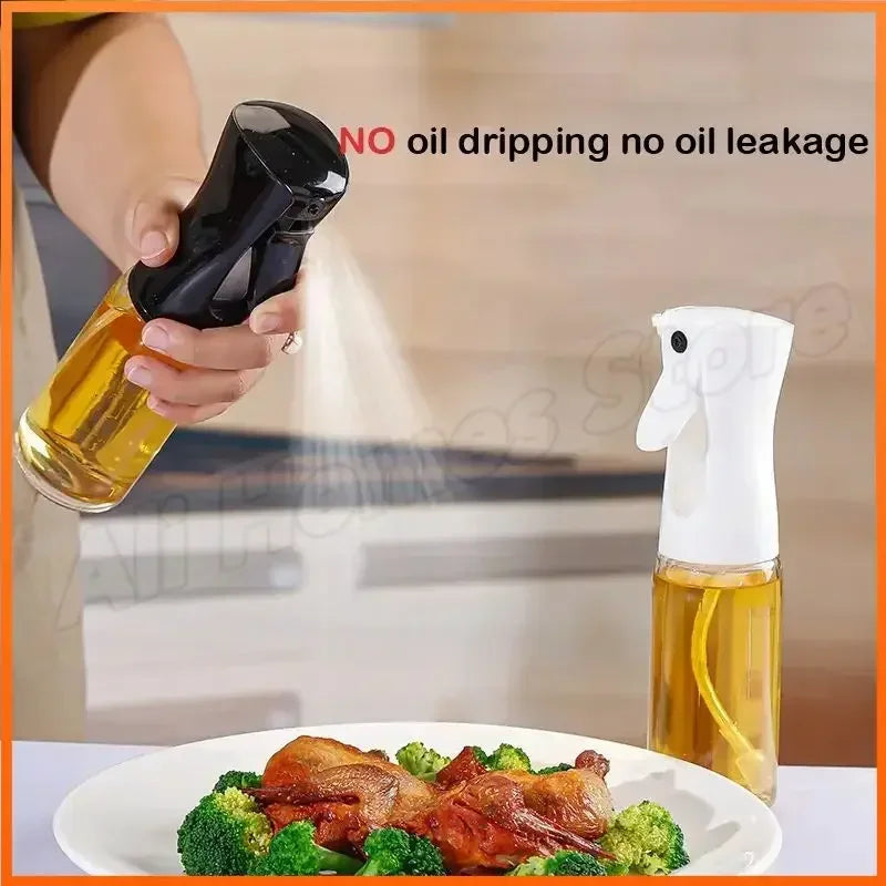 2PCS Oil Sprayer Bottle BBQ Baking Olive Oil Spray Roller Bottle kitchen Oil Dispenser Salad 200/300/500ML Oil Cooking Bottle