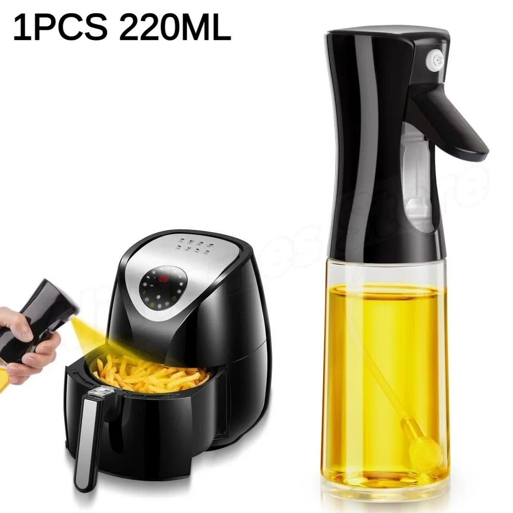 2PCS Oil Sprayer Bottle BBQ Baking Olive Oil Spray Roller Bottle kitchen Oil Dispenser Salad 200/300/500ML Oil Cooking Bottle