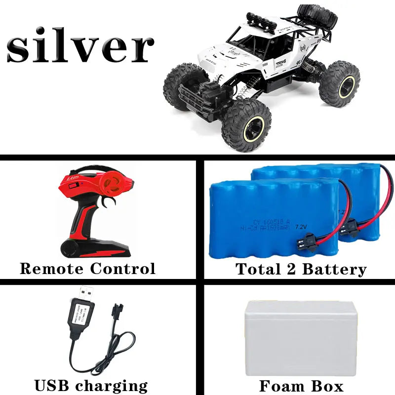 1:12 / 1:16 4WD RC Car With Led Lights 2.4G Radio Remote Control Cars Buggy Off-Road Control Trucks Boys Toys for Children