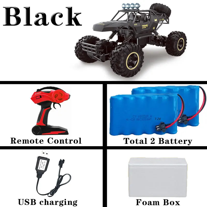 1:12 / 1:16 4WD RC Car With Led Lights 2.4G Radio Remote Control Cars Buggy Off-Road Control Trucks Boys Toys for Children