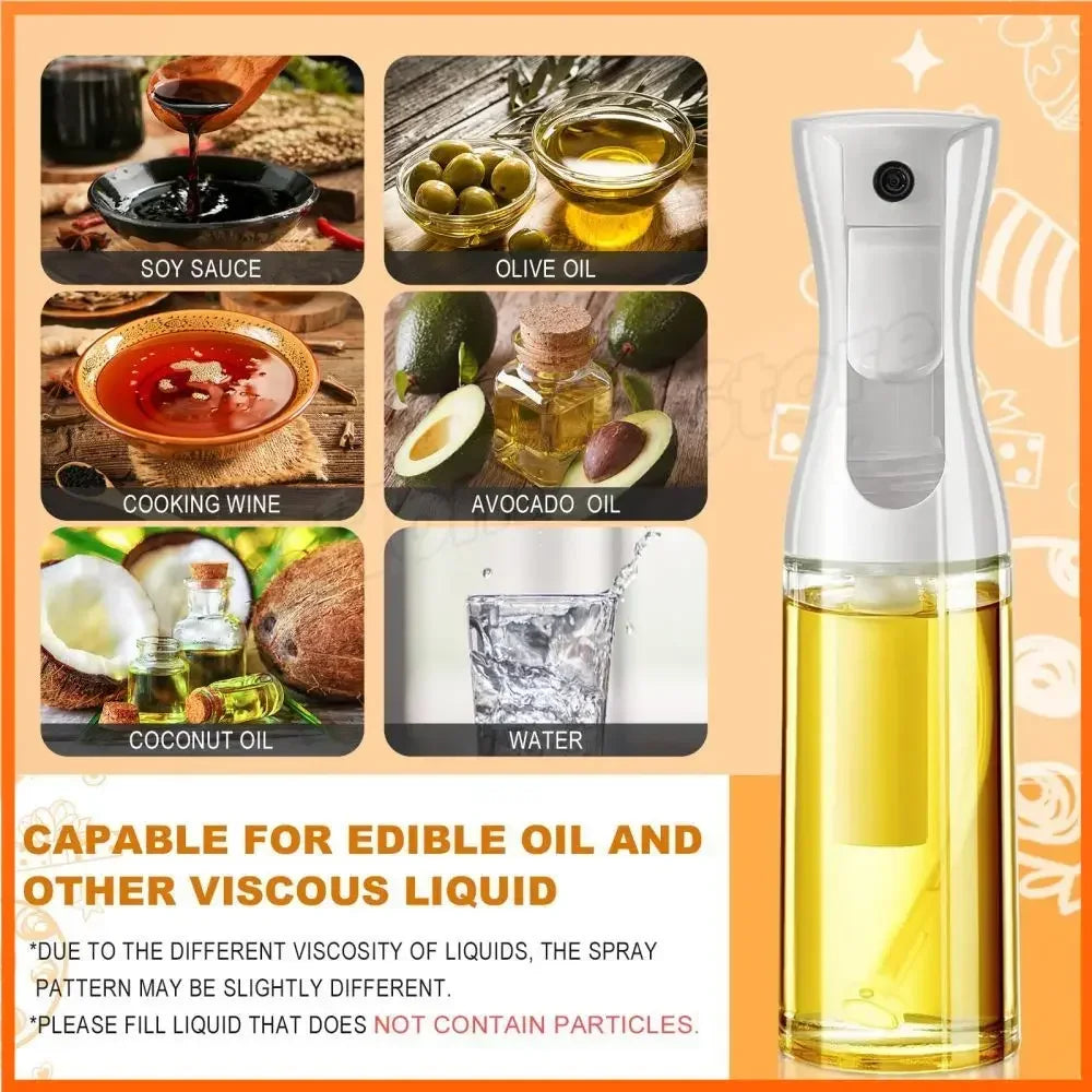 2PCS Oil Sprayer Bottle BBQ Baking Olive Oil Spray Roller Bottle kitchen Oil Dispenser Salad 200/300/500ML Oil Cooking Bottle