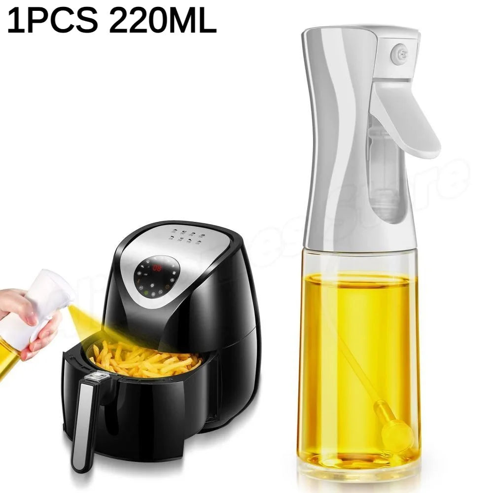 2PCS Oil Sprayer Bottle BBQ Baking Olive Oil Spray Roller Bottle kitchen Oil Dispenser Salad 200/300/500ML Oil Cooking Bottle