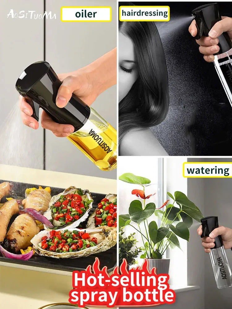 High Pressure Spray Bottles Refillable Bottles Mist Watering Can Automatic Salon Barber Water Sprayer BBQ Oil Spray Diffuser